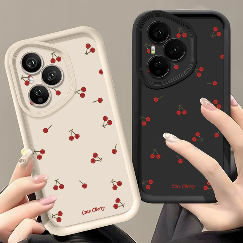 Phone Accessories Red - Mini Red Cherry Printed Soft TPU