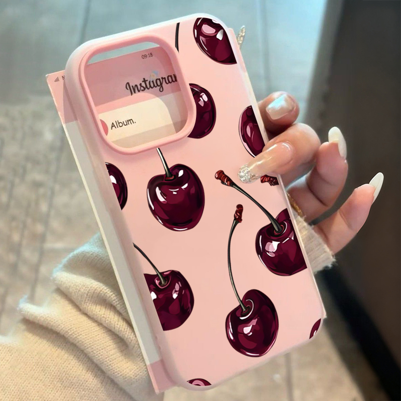 Phone Accessories Red - Red Cherry Jelly Phone Case For