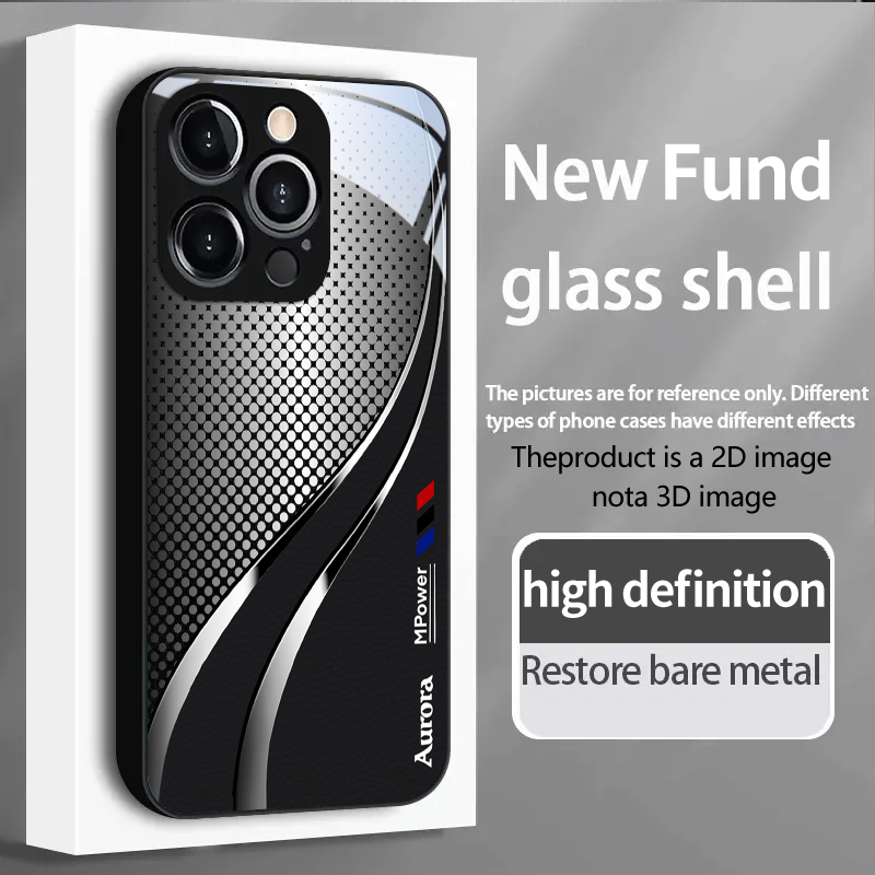 Tempered Glass Screen - PROTECT Silvery-Glow Streamlines in the D