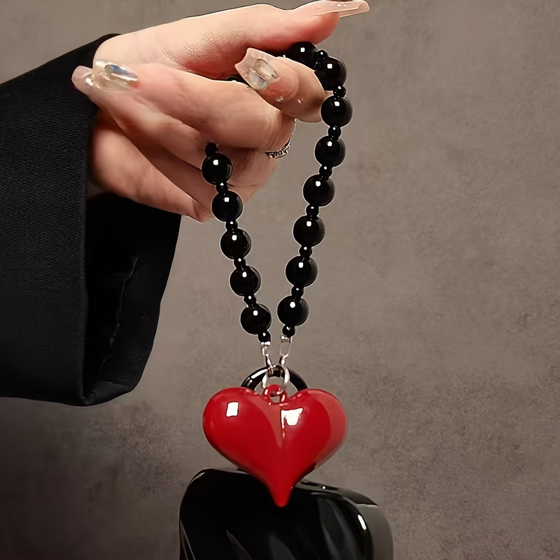1 Piece Red Large Heart Black  - Phone Accessories Red recension och pris