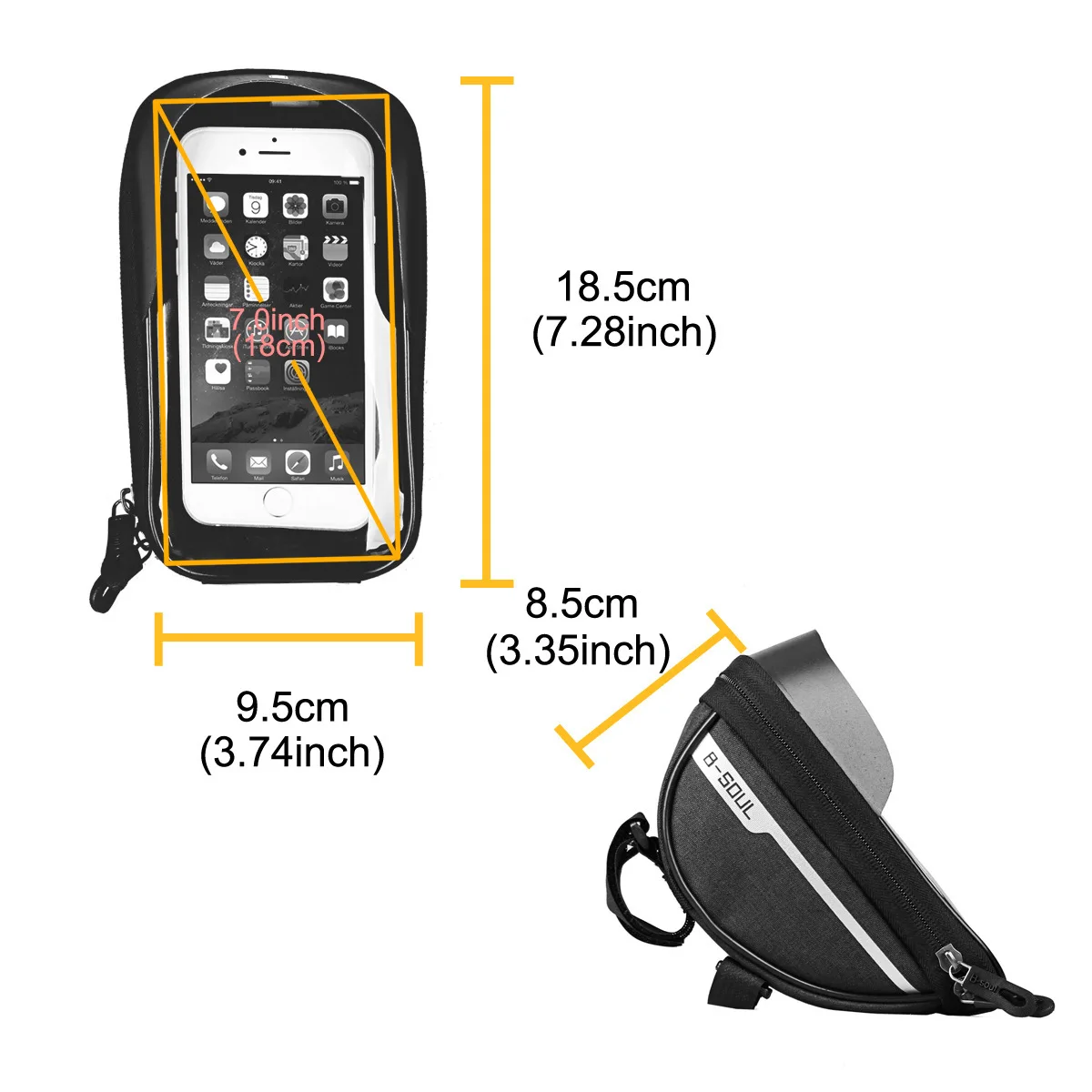 Bicycle Frame Front Top Tube B - Youtube Phone Accessories recension och pris
