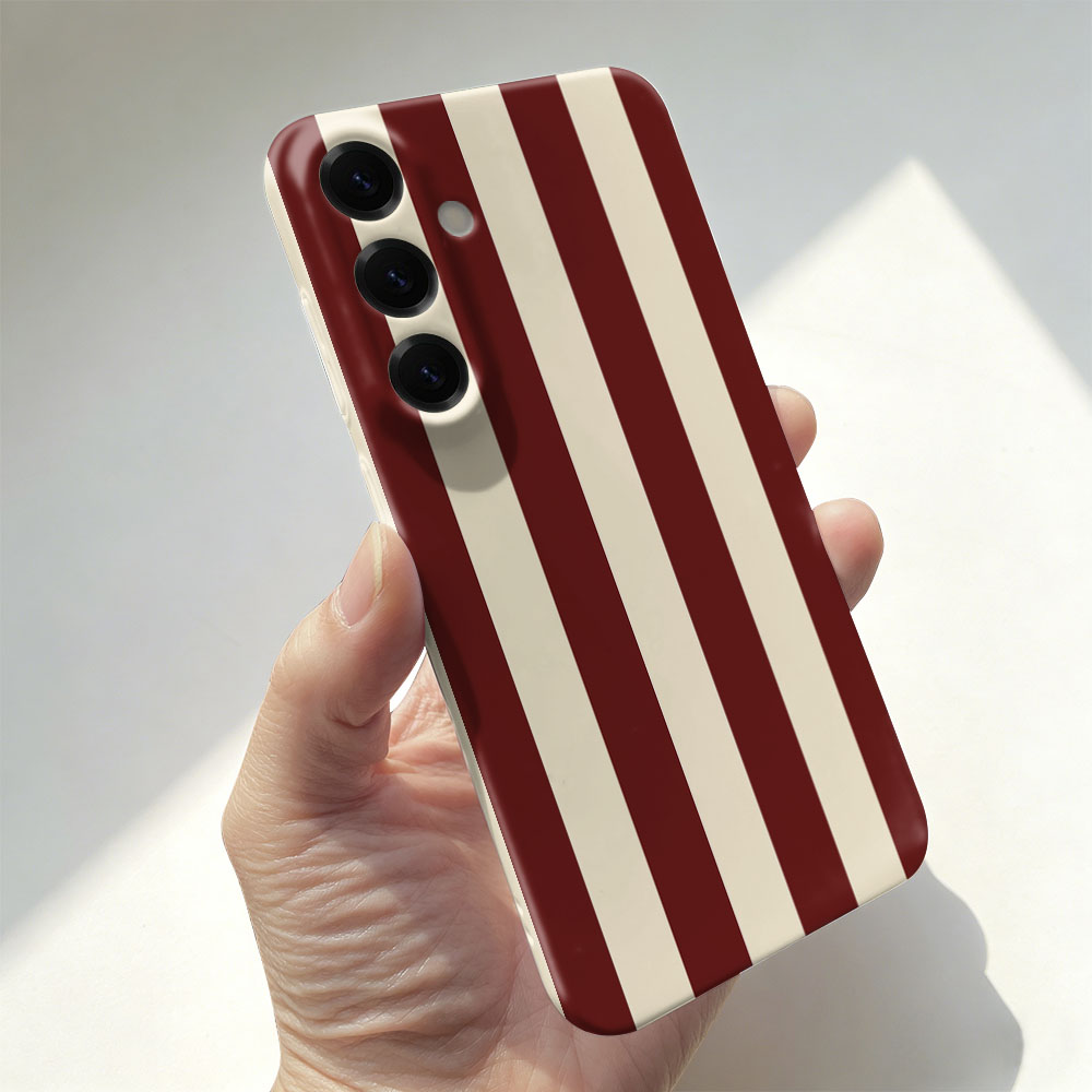 Red White Striped Case For Sam - Phone Accessories Red recension och pris