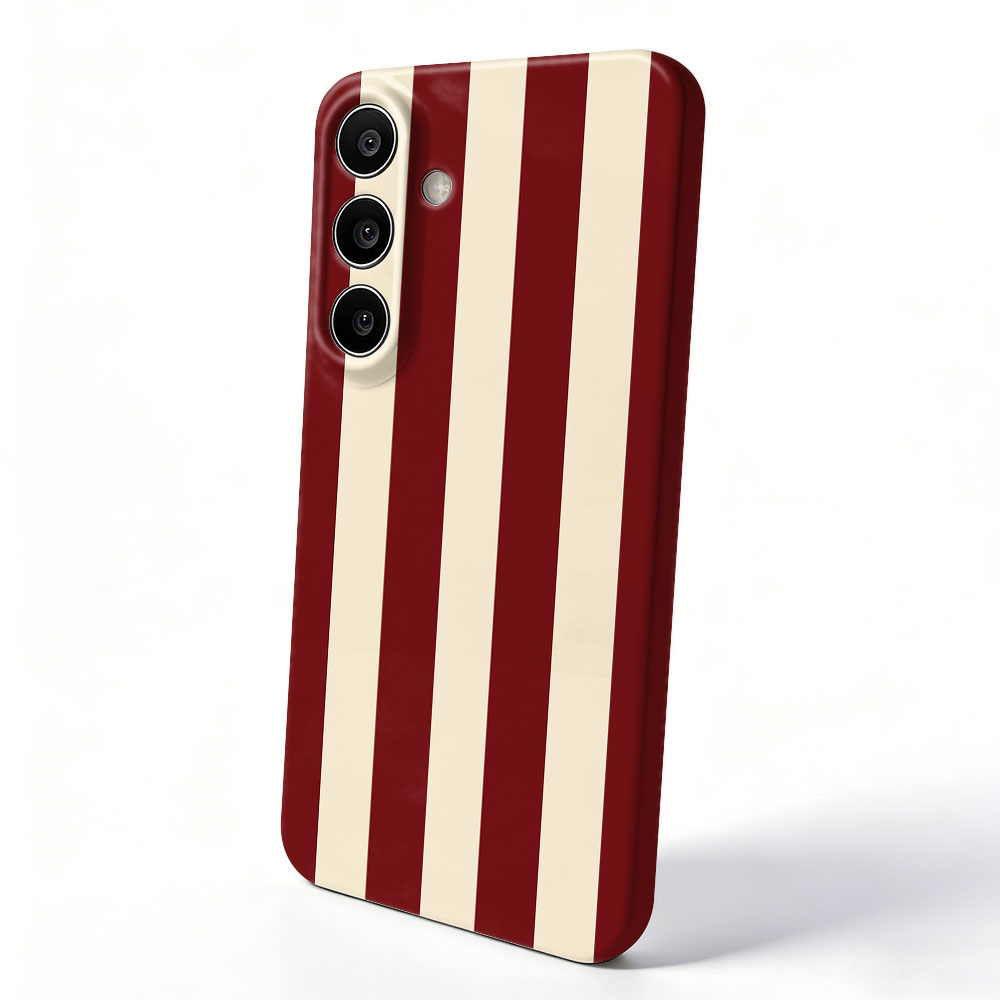 Red White Striped Case For Sam - Phone Accessories Red recension och pris