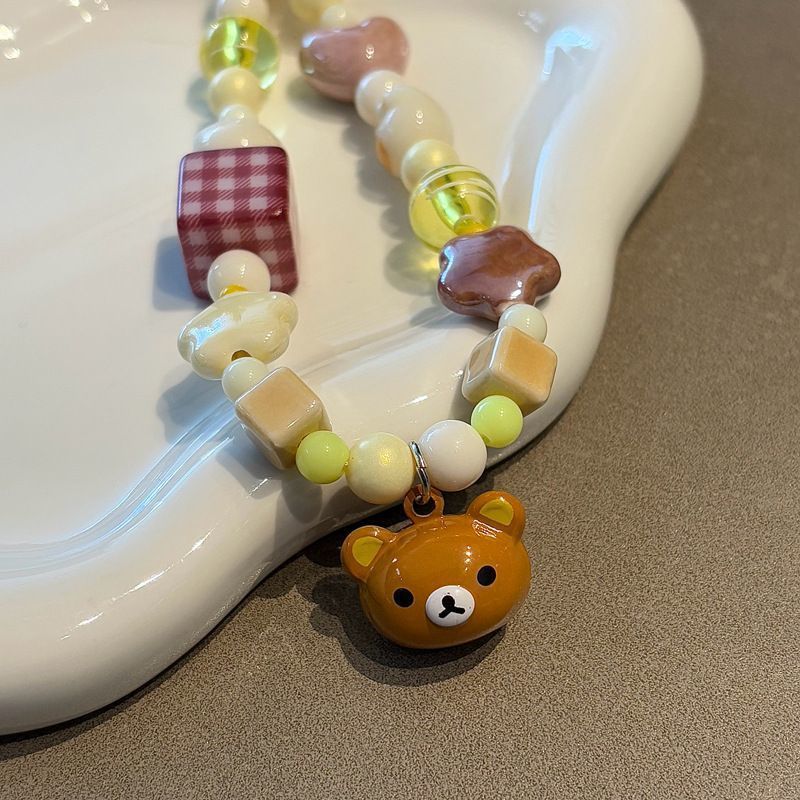 Rilakkuma Ins Aesthetic Beaded - Phone Accessories Aesthetic recension och pris