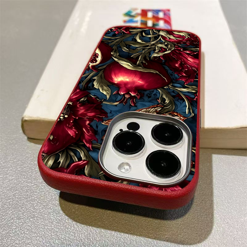 Vintage Pomegranate TPU Art Ph - Phone Accessories Aesthetic recension och pris