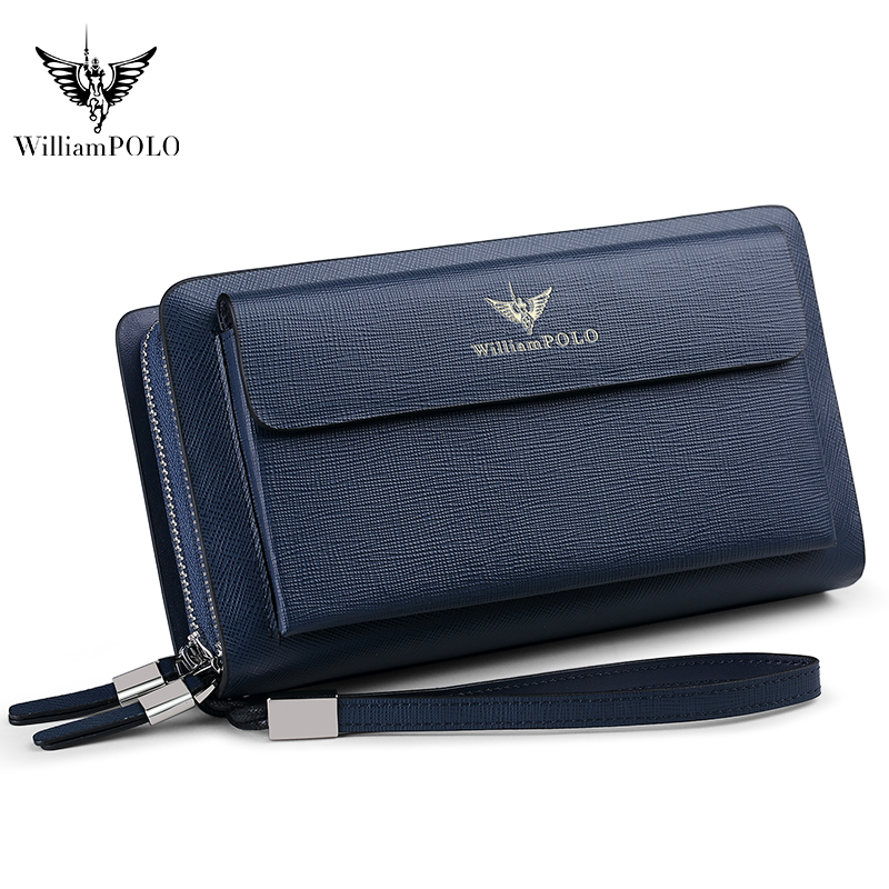 WILLIAMPOLO Luxury Men's Leath - Phone Accessories Business recension och pris