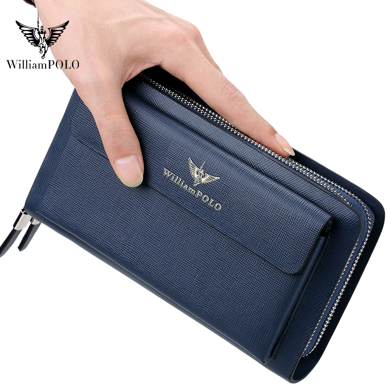 WILLIAMPOLO Luxury Men's Leath - Phone Accessories Business recension och pris