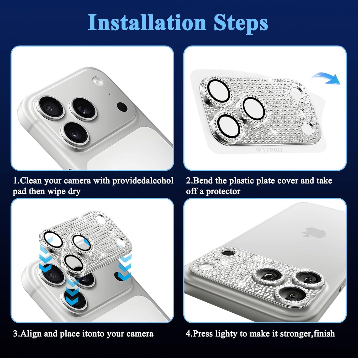 Glitter Diamond Camera Lens Pr - Phone Accessories Business recension och pris