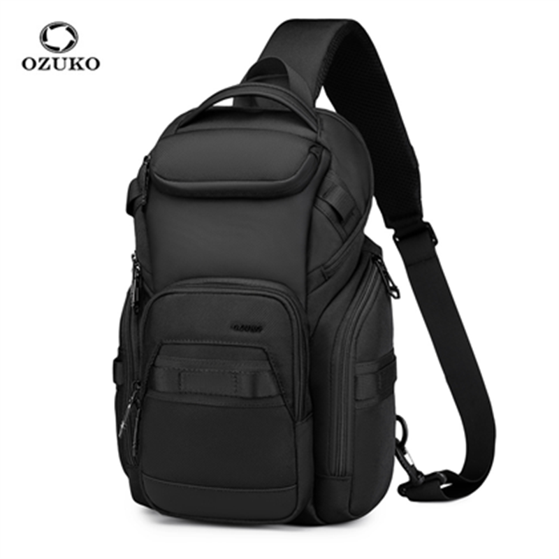 OZUKO Men's Chest Bag Business - Phone Accessories Business recension och pris
