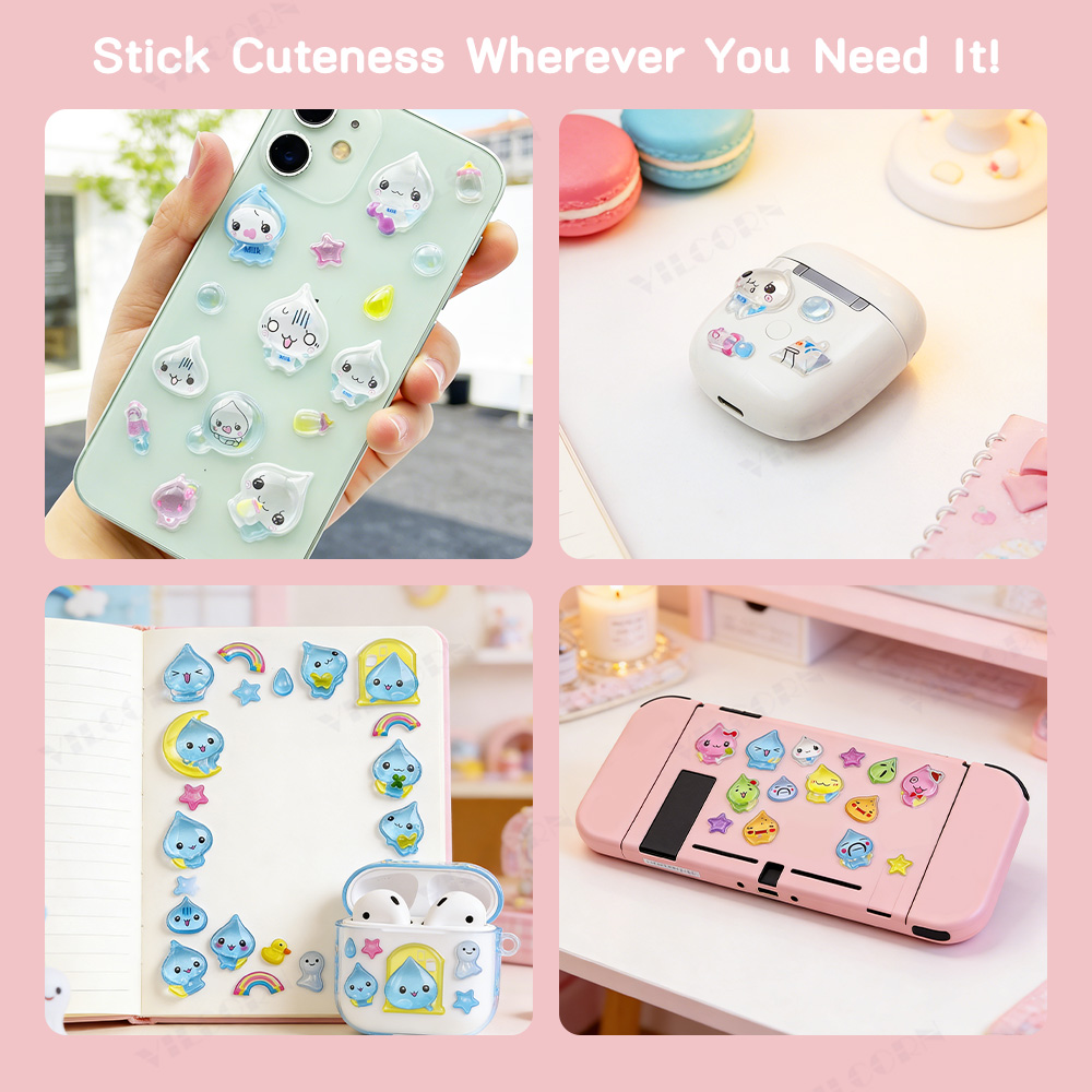 3D Stickers Cartoon Sticker DI - Phone Accessories Aesthetic recension och pris