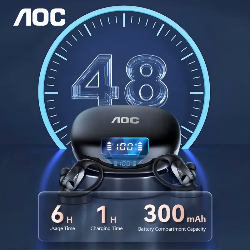 Choice AOC Sports Headset Wire - Wireless Earbuds Case recension och pris