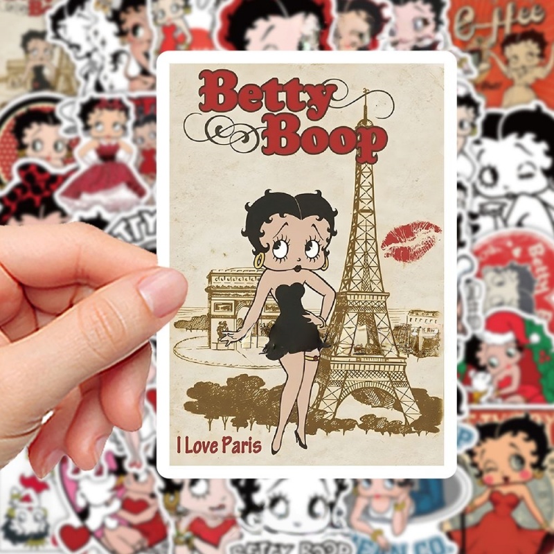Betty Boop cartoon cute sticke - Phone Accessories Aesthetic recension och pris