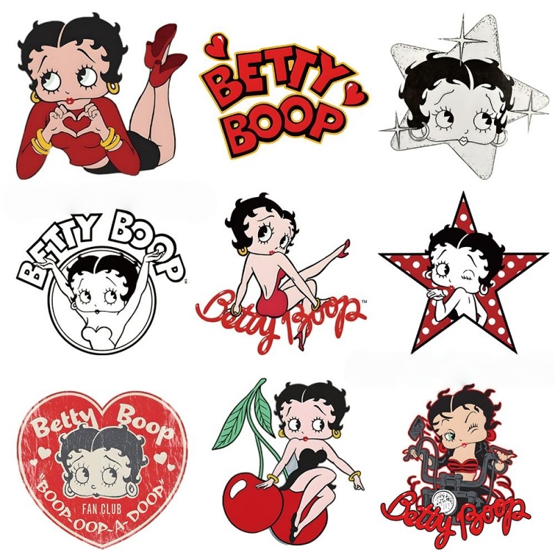 Betty Boop cartoon cute sticke - Phone Accessories Aesthetic recension och pris