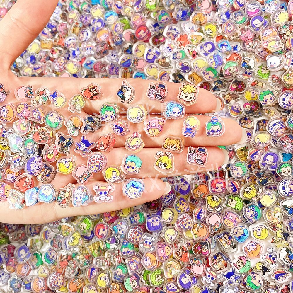 100 mini One Piece acrylic DIY - Phone Accessories Cute recension och pris