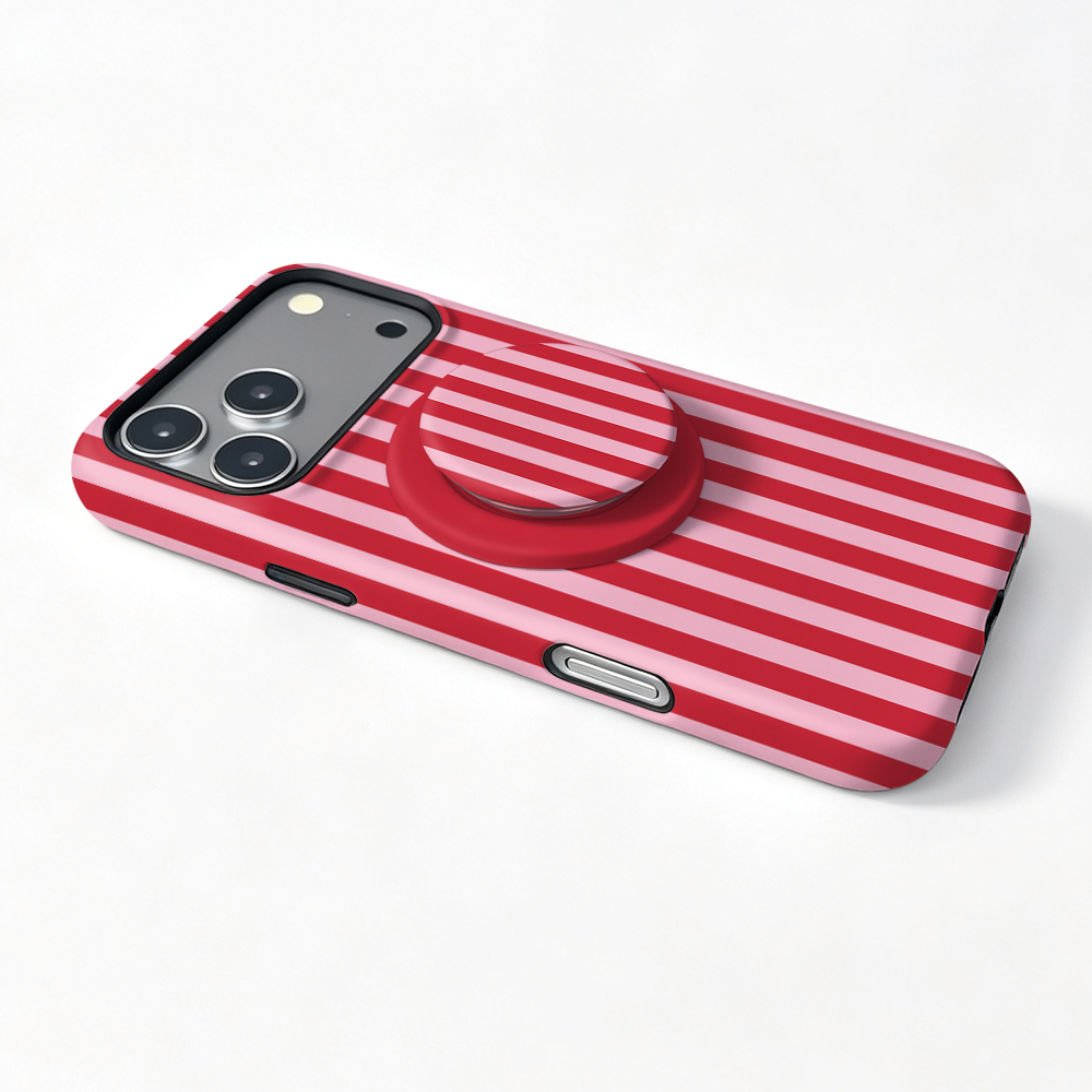 Red Stripe Magnetic Case For i - Phone Accessories Red recension och pris