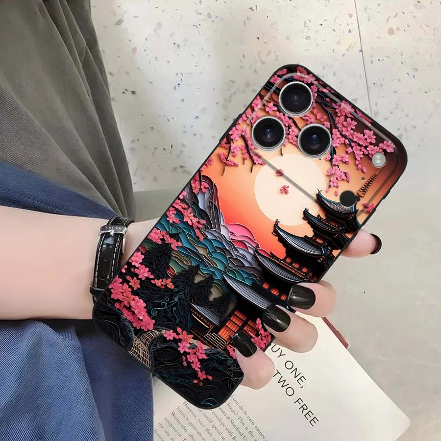 Aesthetic Mount Fuji Funda Pho - Phone Accessories Aesthetic recension och pris
