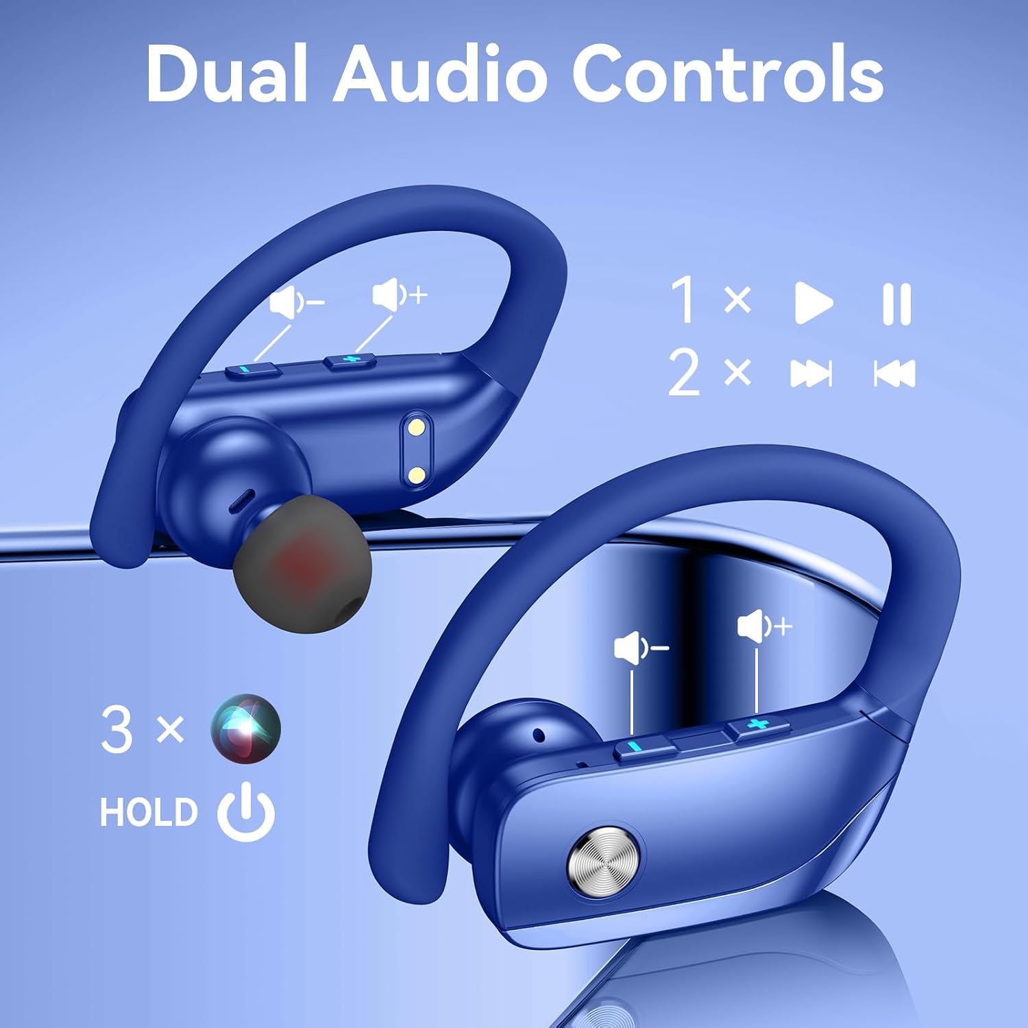 Wireless Earbuds with 80H Play - Wireless Earbuds Case recension och pris